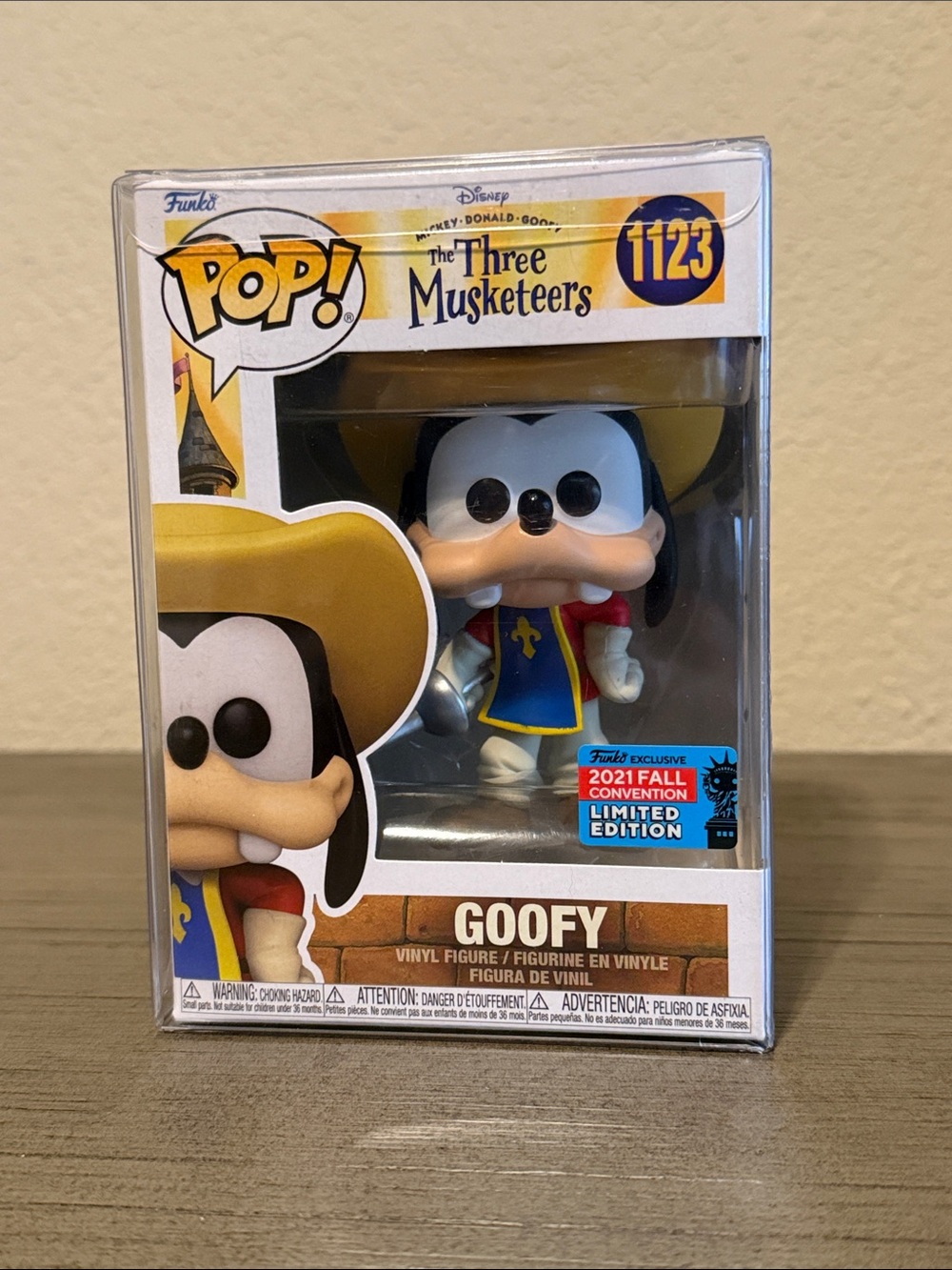 Funko Blue & Yellow Goofy The Three Musketeers Pop! Vinyl Figure